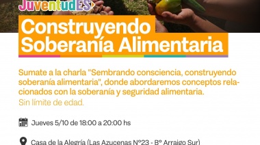 Continúa trabajando en perspectiva de Derechos Humanos: "sembrando consciencia, construyendo soberanía alimentaria"