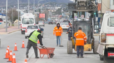 Se inició el fresado de la avenida Maipú