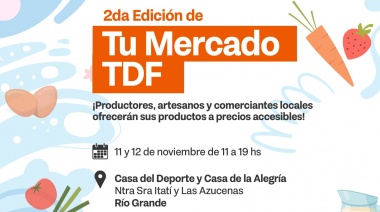 Gobierno realizará una nueva edición de “Tu Mercado TDF”
