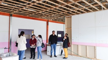 Avanza la obra de remodelación del Centro Infantil integrado de Río Grande