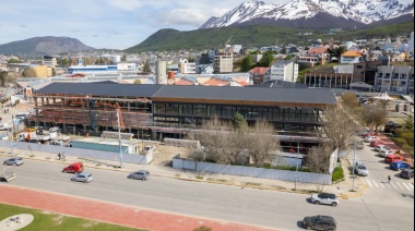 Avanza con los Trabajos de Cerramiento Externo en la ampliación del Hospital Regional Ushuaia