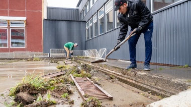 El Gobierno de la provincia continúa con los trabajos de mantenimiento, limpieza y refacción en establecimientos educativos