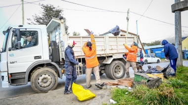 Se realizó una nueva jornada de limpieza en el Barrio los Morros