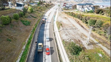 Se culminó la repavimentación de un sector de avenida Héroes de Malvinas