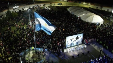Se realizó la vigilia del 2 de Abril en la Ciudad de Ushuaia