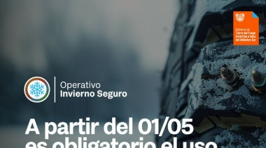 A partir de mañana empieza a regir el uso de cubiertas de invierno en toda la provincia