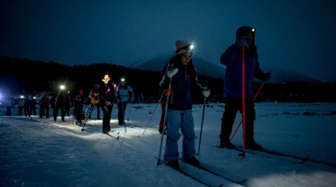 Se realizó la 16° edición de la Marcha Nocturna de esquí de fondo