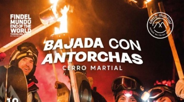 La Municipalidad de Ushuaia acompañará la Bajada con Antorchas en el Martial