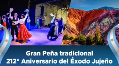 La Municipalidad de Ushuaia acompañará la gran peña tradicional “212° Aniversario del Éxodo Jujeño”