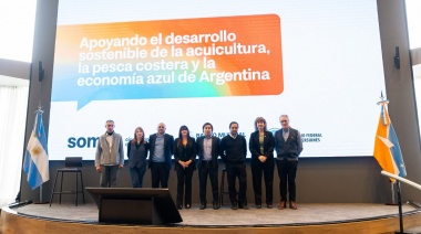 Se presentó el informe sobre desarrollo sostenible de la acuicultura, la pesca costera y la economía azul de Argentina
