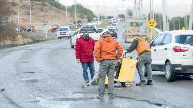 Comenzaron los trabajos en avenida Héroes de Malvinas