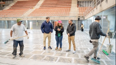 “Estamos a un paso de terminar con la obra civil del Microestadio”