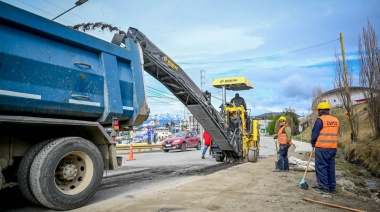Fresado y aserrado en la Av. Héroes de Malvinas y Yagabes: continúan los trabajos en el primer tramo