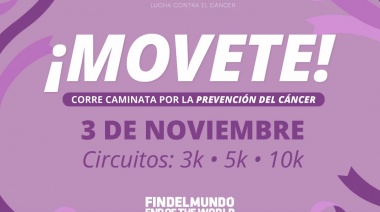 El INFUETUR invita a la comunidad a participar de la corre-caminata “Movete”