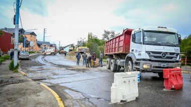 Avanzan los trabajos de Recuperación Vial en las calles de Alem, Kuanip y Padín Otero