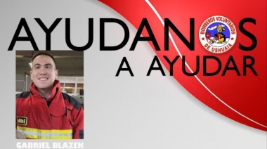 Lanzan campaña solidaria para ayudar a un bombero que debe afrontar una cirugía