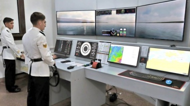 Con el apoyo de Newsan: La Armada Argentina inaugura un simulador de navegación