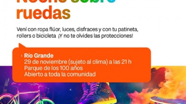 Se realizará en río grande la “Noche sobre ruedas”