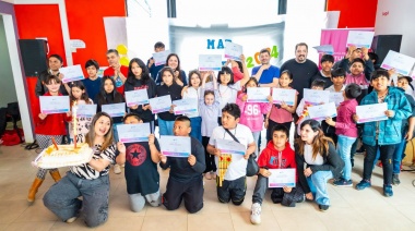 La Orquesta Infanto Juvenil “Mar de Fueguitos” realizo su cierre de año en el Sum del KyD