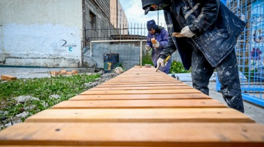 La Municipalidad de Ushuaia finaliza la obra de la plaza del barrio San Vicente