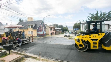 Continúan los trabajos de reparación de la red vial de Ushuaia