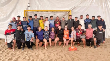 Delegación Fueguina de Handball de Playa viaja a el Calafate