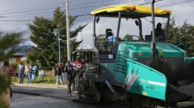 Vuoto recorrió las obras de la segunda etapa del plan municipal que avanza de manera sostenida