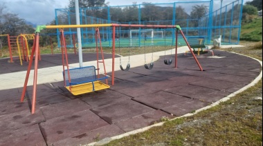 Se reparó los daños que causaron jóvenes en la plaza Espacio CUCAI