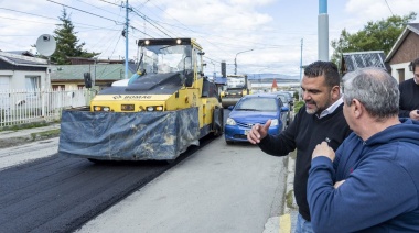 Se recorrió obras viales y dialogó con vecinos