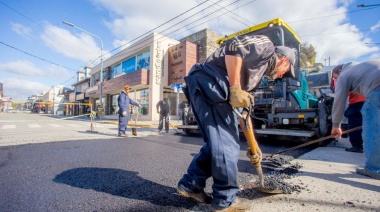 Se realizó el fresado y repavimentación de las calles Don Bosco y Piedrabuena
