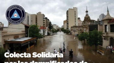 La “Colecta solidaria por los damnificados de Bahía Blanca” continuará durante el lunes