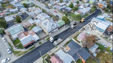 Se avanza en la pavimentación de la calle Provincia Grande