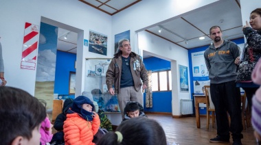 Se recibió a los niños y niñas del Jardín de Infantes “Chowen”