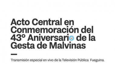 Seguí la transmisión en vivo del Acto Central por Malvinas
