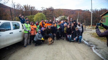 Se realizó una jornada de limpieza en el Valle de Andorra