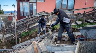 Se construye una nueva escalera en Karukinka Norte