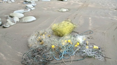 La Secretaría de Pesca  Acuicultura decomisó redes de pesca en Cabo San Pablo