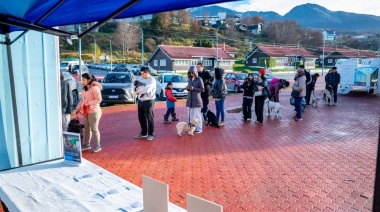 Se llevó adelante una jornada por el Día del Animal en el Paseo de las Rosas