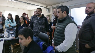 Vuoto encabezó el Comité de Emergencia de Ushuaia ante el sismo  en el Pasaje de Drake