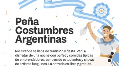 Llega la peña “Costumbres Argentinas”: tradición, cultura y comunidad en una noche única