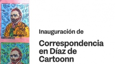 El artista Martin Barrantes visita la provincia en el marco de la inauguración de su obra “Correspondencia en Díaz de Cartoon”