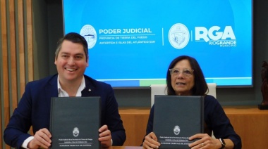 La Dra. Battaini firmó un convenio de colaboración y asistencia con el intendente Martín Perez