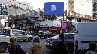 Se promociona la temporada invernal en vía pública de la ciudad de Buenos Aires