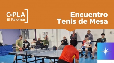 Se realizará un encuentro de tenis de mesa en el CePLA-El Palomar