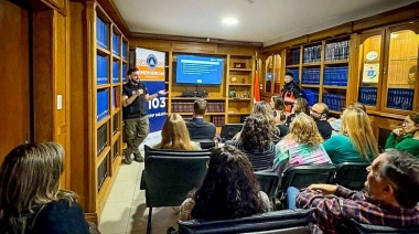 Se realizó capacitación sobre prevención sísmica a personal del Tribunal de Cuentas de la Provincia