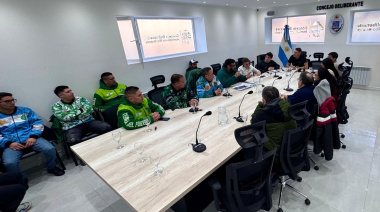 Concejales junto a camioneros y vecinos analizan el tránsito pesado en Margen Sur