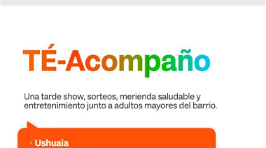Se llega a Ushuaia para compartir una tarde con las personas mayores