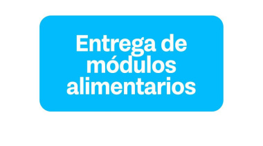 Cronograma de entrega de módulos alimentarios en Ushuaia
