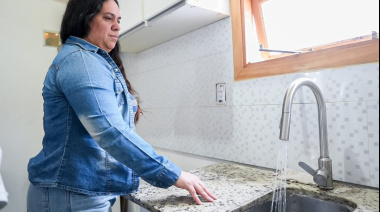 140 nuevas familias ya tienen acceso al servicio de agua potable y cloacas