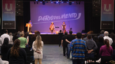 La Secretaría de Cultura y Educación acompañó la “Peña Jujeña en el Fin del Mundo” en el Centro Cultural Esther Fadul